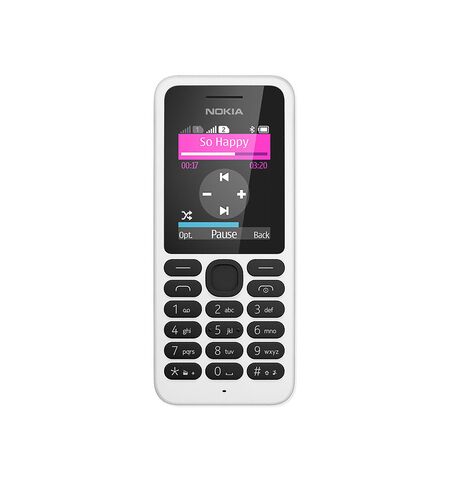 Кнопочный телефон Nokia 130 Dual Sim (RM-1035) White