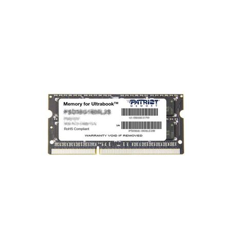 Оперативная память Patriot 4GB DDR3-1600 SO-DIMM PC3-12800 (PSD34G1600L2S)