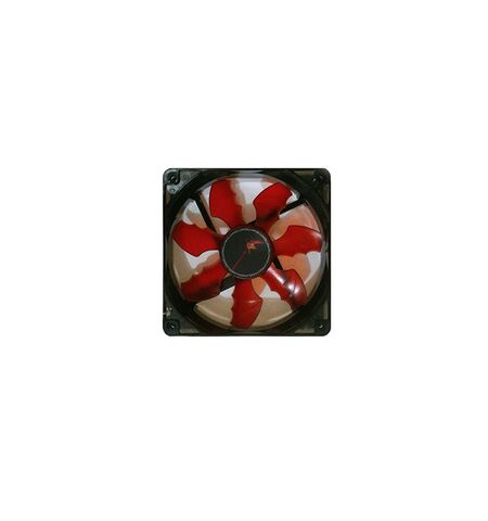 Кулер для корпуса Delux 12cm LED Fan W (1100RPM) Red