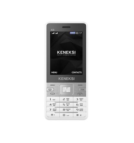 Кнопочный телефон Keneksi K8 White