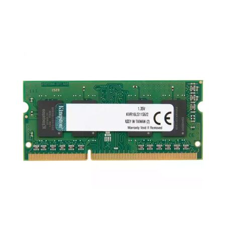 Оперативная память Kingston ValueRAM 2GB DDR3 SO-DIMM PC3-12800 (KVR16LS11S6/2)