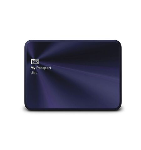 Внешний жесткий диск Western Digital My Passport Ultra 2TB Metal Navy (WDBEZW0020BBA)