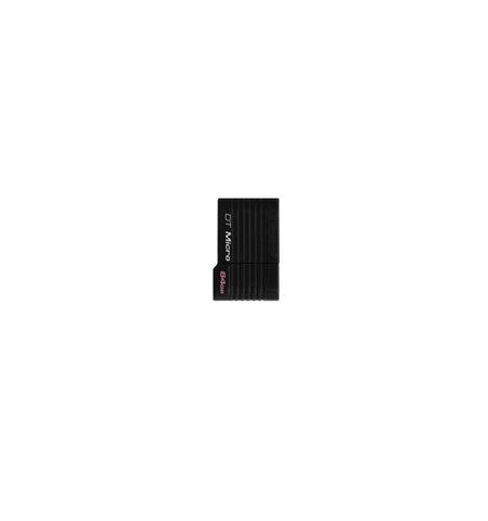 USB Flash Kingston DataTraveler Micro 64GB Black (DTMCK/64GB)