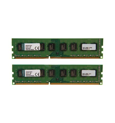 Оперативная память Kingston ValueRAM 16GB kit (2x8GB) DDR3-1600 PC3-12800 (KVR16LN11K2/16)