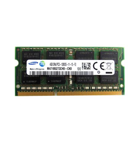 Оперативная память Samsung 4GB SO-DIMM DDR3 PC3-12800 (M471B5273CH0-CK0)