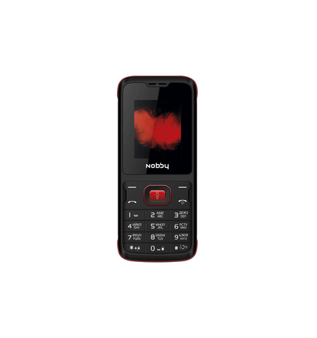 Кнопочный телефон Nobby 110 Black Red