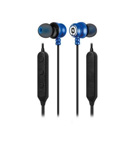 Беспроводные наушники с микрофоном Nobby Comfort S-100 Blue Black