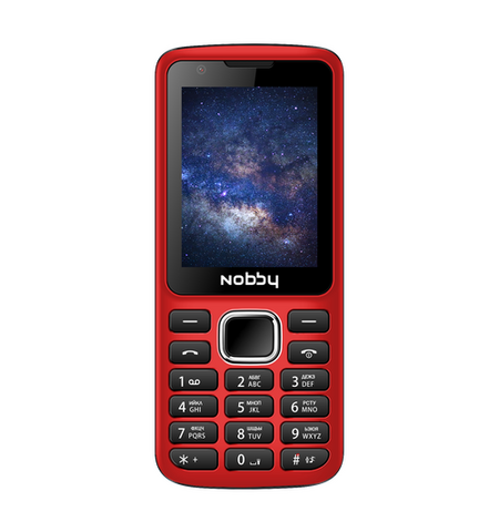 Кнопочный телефон Nobby 230 Red Black