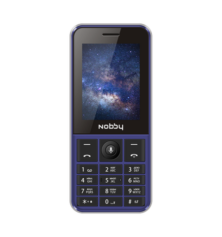 Кнопочный телефон Nobby 240 LTE Blue Black