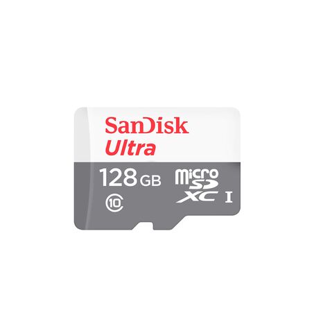 Карта памяти SanDisk Ultra microSDXC 128GB Class10 UHS-I U1 (SDSQUNR-128G-GN6MN)