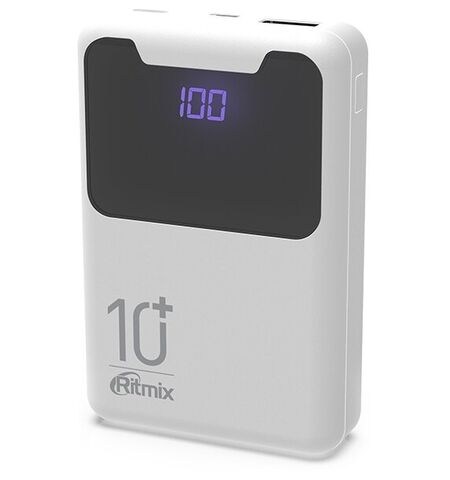 Портативное зарядное устройство Ritmix RPB-10005 10000mAh White