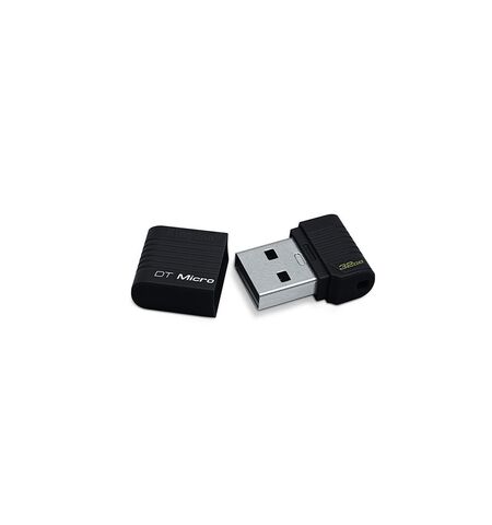 USB Flash Kingston DataTraveler Micro 32GB Black (DTMCK/32GB), 3-е