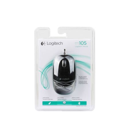 Мышь Logitech M105 Black, 2-е