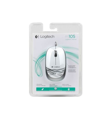 Мышь Logitech M105 White, 2-е
