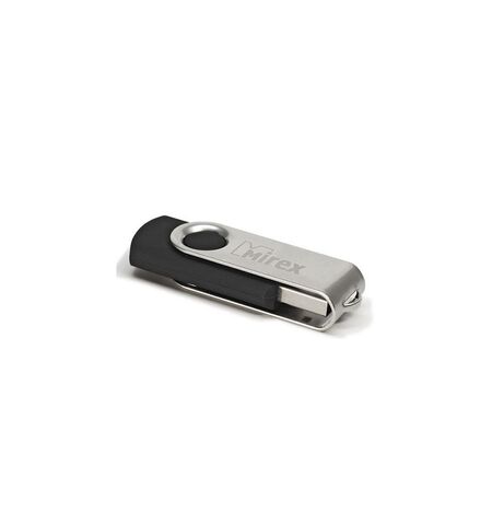 USB Flash Mirex SWIVEL RUBBER 8GB BLACK (13600-FMURUS08), 3-е