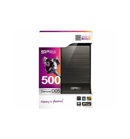 Внешний жесткий диск Silicon Power Diamond D05 500GB (SP500GBPHDD05S3T), 4-е