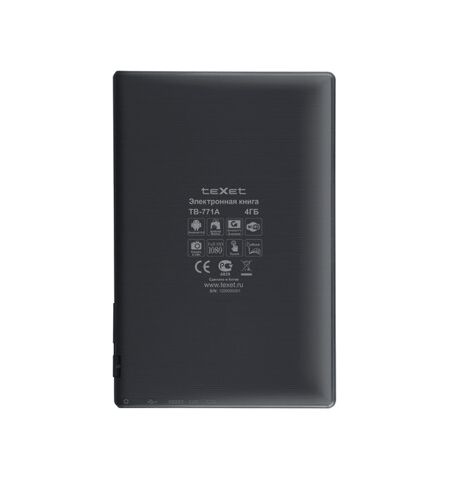 Электронная книга teXet TB-771A, 3-е