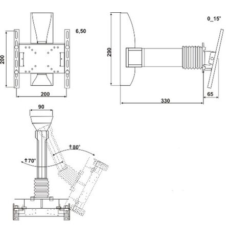 Кронштейн Electriclight КБ-01-30, 2-е