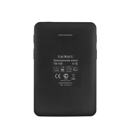 Электронная книга teXet TB-436, 2-е
