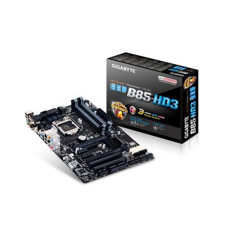 Материнская плата GIGABYTE GA-B85-HD3 (rev. 2.0), 2-е фото товара в интерент-магазине freenet.by Материнская плата GIGABYTE GA-B85-HD3 (rev. 2.0), 2-е