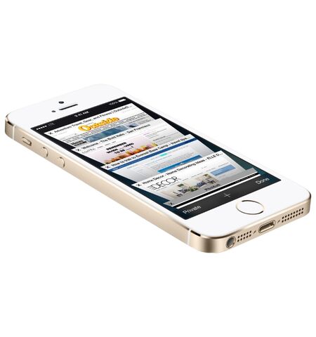 Смартфон Apple iPhone 5s 16GB Gold (ME298LL/A), 3-е