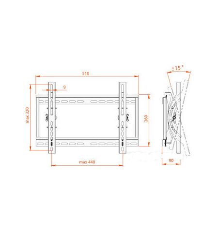 Кронштейн Electriclight КБ-01-44, 2-е