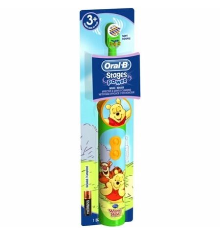Электрическая зубная щетка Braun Oral-B Stages Power (DB 2010) Винни-Пух, 2-е