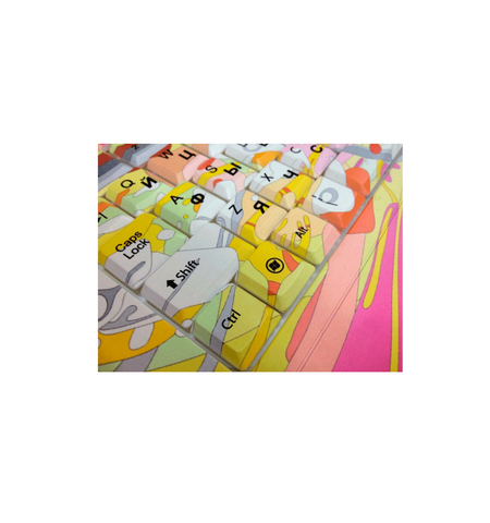 Клавиатура CBR Picture Keyboard Splashes, 2-е