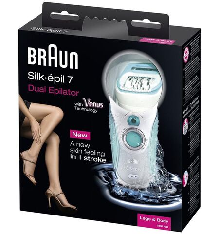 Braun Silk-epil 7 Dual Epilator Legs 7771 WD, 2-е