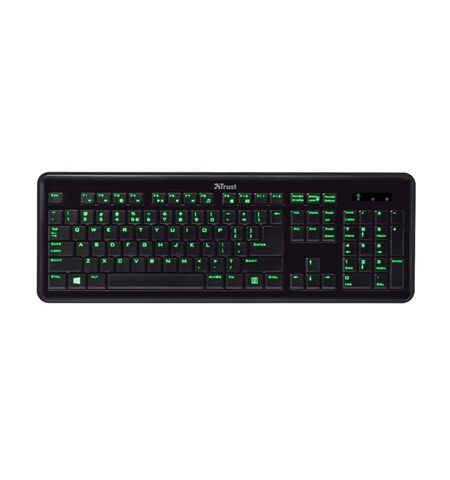 Клавиатура Trust Elight LED Illuminated Keyboard, 3-е