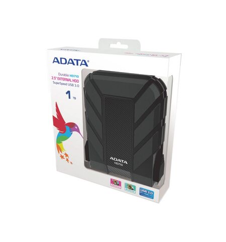 Внешний жесткий диск ADATA DashDrive Durable HD710 1TB Black (AHD710-1TU3-CBK), 2-е