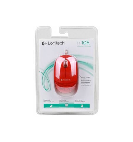 Мышь Logitech M105 Red, 2-е фото товара в интерент-магазине freenet.by Мышь Logitech M105 Red, 2-е