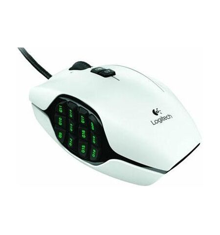 Игровая мышь Logitech G600 MMO Gaming Mouse White, 3-е