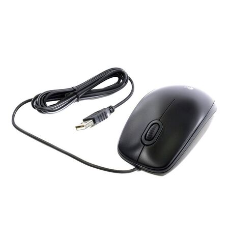 Мышь Logitech B100 Optical USB Black, 2-е