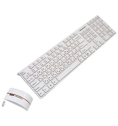 Комплект клавиатура + мышь Nakatomi KMRLN-2120U White, 4-е