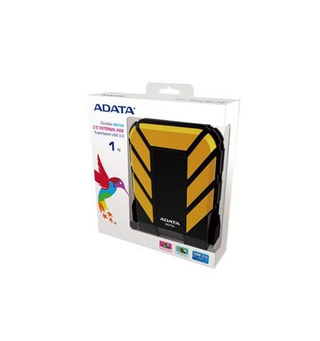 Внешний жесткий диск ADATA DashDrive Durable HD710 1TB Yellow (AHD710-1TU3-CYL), 2-е