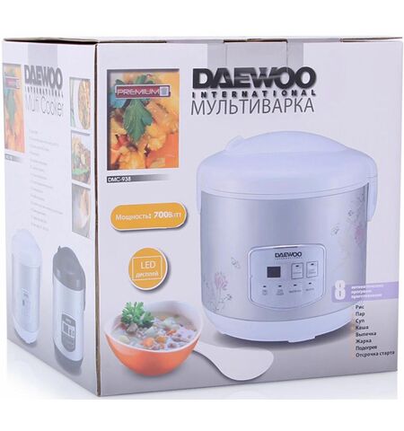 Мультиварка Daewoo DMC-938 White, 4-е