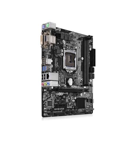 Материнская плата ASRock H81M-DGS, 3-е