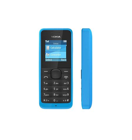 Кнопочный телефон Nokia 105 (RM-1134) Cyan, 7-е