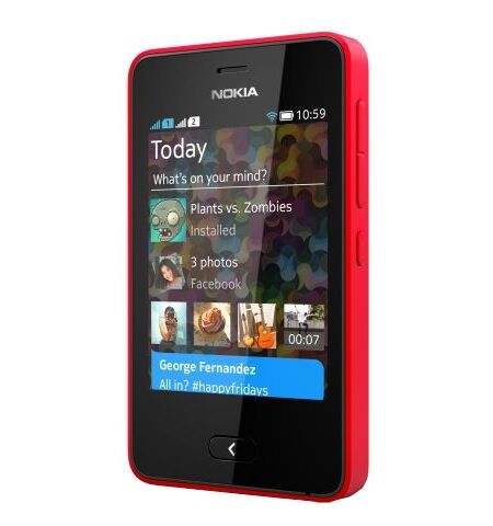 Nokia Asha 501 Dual SIM Bright Red, 6-е