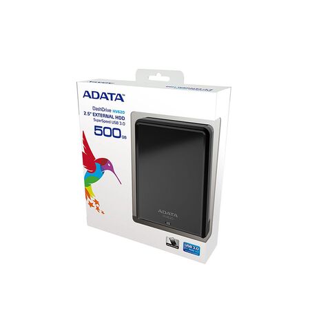Внешний жесткий диск ADATA DashDrive HV620 500GB Black (AHV620-500GU3-CBK), 3-е
