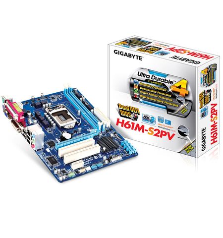 Материнская плата GIGABYTE GA-H61M-S2PV (rev. 2.0), 2-е