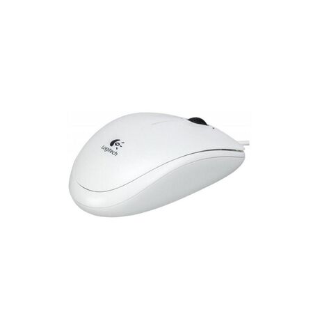 Мышь Logitech B100 Optical USB Mouse White, 2-е
