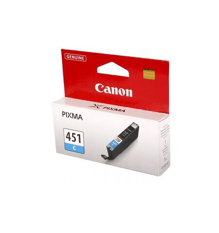 Оригинальный картридж Canon CLI-451 Cyan, 2-е