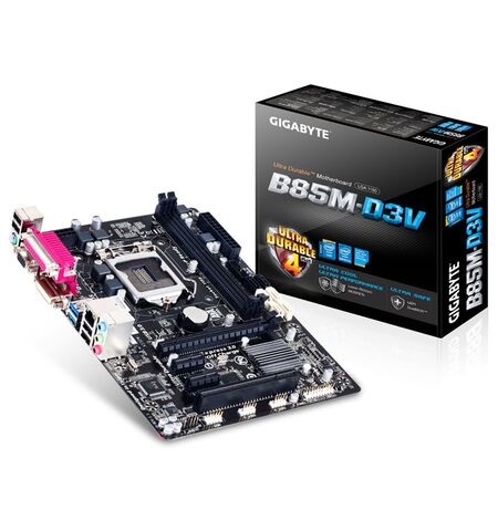 Материнская плата GIGABYTE GA-B85M-D3V (rev. 1.1), 2-е