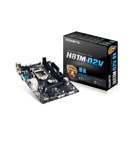 Материнская плата GIGABYTE GA-H81M-D2V (rev. 1.0), 2-е