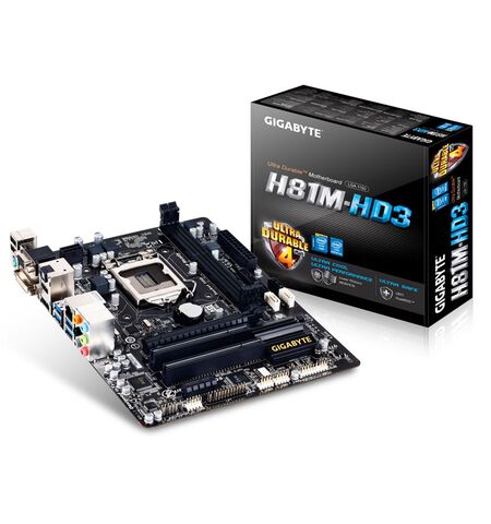 Материнская плата GIGABYTE GA-H81M-HD3 (rev. 1.0), 2-е
