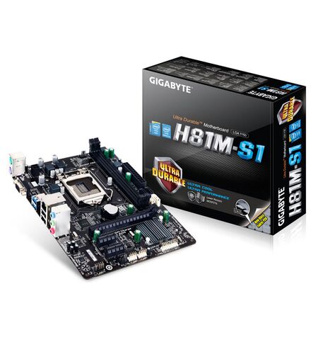 Материнская плата GIGABYTE GA-H81M-S1 (rev. 1.0), 4-е