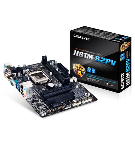 Материнская плата GIGABYTE GA-H81M-S2PV (rev. 1.0), 2-е