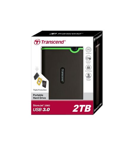 Внешний жесткий диск Transcend StoreJet 25M3 2TB (TS2TSJ25M3), 3-е